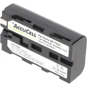 AccuCell Akku passend für Sony NP-F550 7,4 Volt 2600mAh Sony NPF530, NPF330