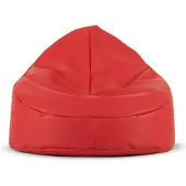 Konsimo Klassische Sitzsäcker "COSMO", Rot, Kunstleder, 85x80x85 cm