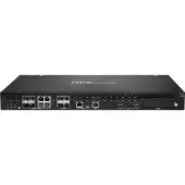 HP HPE Aruba Networking 9114 4x SFP+ 4x Combo 1x Expansion Slot Hybrid Gateway, Schwarz, 1U, Rackeinbau, Leistung, Status, 280165 h, 1000,10000 Mbit/s