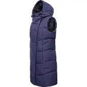 Ragwear Steppweste "Pavla Vest" stylische Winterweste mit Teddyfutter und Kapuze