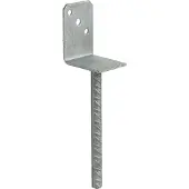 Simpson Sst Simpson PBE Pfostenträger (Stützenfuss) Länge 60 mm Pfostenschuh feuerverzinkt