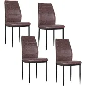 HTI Stuhl Madison Antikbraun, Maße 96x43,5x57 cm (HxBXT), Sitzhöhe 49 cm