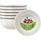 Villeroy & Boch Schale "Dessertschalen Design Naif ø 13 cm 6er Set bunt", bunt, Schüsseln, Schale