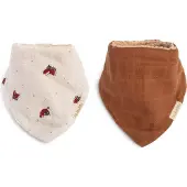 Filibabba Bandana Halstücher 2er-Pack, Lucky/Amber Brown