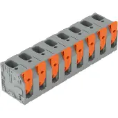 Wago 2606-3358 Leiterplattenklemme,Hebel,6 mm2,grau 26063358 - 22 Stück