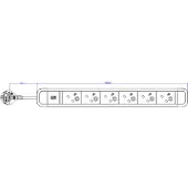 Bachmann 350.031 PRIMO 2 6xUK 2,0m UK 350031