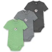 Normani 3er Set Baby Merino Kurzarmbody „Tihoi" - 9323