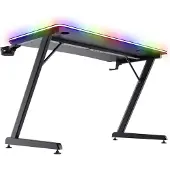 Trust GXT 710 Luminus Pro, Gerade, Rechteckige Form, ABS/PC, Gaming, Schwarz, Schwarz