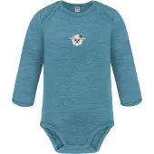 Normani Baby Merino Body Langarm „Auckland" - 9365