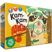 Huch ! Kam-Kam Brettspiel – Sammle Tierplättchen, Chamäleon wechselt Farbe, Tiere aus Madagaskar