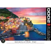 Eurographics Puzzle Mandarola in der Abenddä mmerung, Italien 2000 Puppen