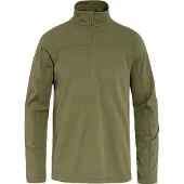 Fjällräven Pullover Abisko Lite Fleece Half Zip Herren Olive-L