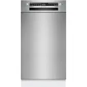 Bosch Serie 4 SPU4HMS10E, Unterbau, Single (45 cm breit), Edelstahl, Schwarz, Tasten, 1,75 m
