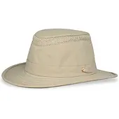 Tilley Hut Airflo Medium Brim LTM5 Unisex Khaki Olive-Größe 57