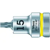 Wera 05003060001, Buchse, 3/8", 1 Kopf/Köpfe, T15, Chrom-Vanadium-Stahl, Chrom