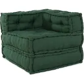 vidaXL Modulares Sofaelement Grün 70x70x54 cm Stoff