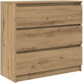 vidaXL Sideboard Artisan-Eiche 80x35x76 cm Holzwerkstoff