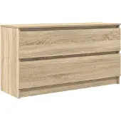 vidaXL TV-Schrank Sonoma-Eiche 100x35x54 cm Holzwerkstoff