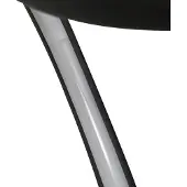 LINDBY LED-Deckenventilator Lomata, schwarz, leise, Ø 23 cm Lomata , dimmbar, schwarz, für Wohn- / Esszimmer, Aluminium, Modern