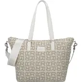 Replay Umhängetasche Shopper Dirty White + Sand beige