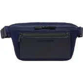 Piquadro Gürteltasche Orion Leather Bum Bag Night Blue