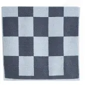 HAY - Check Badematte B50 x L90 (Stahlblau)
