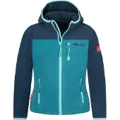 TROLLKIDS Kids Stavanger Jacket Kinder Marineblau Jacke Outdoor Alltag (706-104)