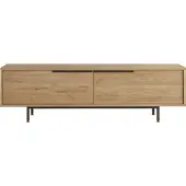 En.casa TV Schrank ’Urejovle’ mit 2 Türen 160 x 36 x 45 cm Eichenoptik