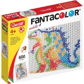 Quercetti Stabmosaik - FantaColor Modular 4 - 600 Teile - 00880 - - One Size - Kreatives Spielset