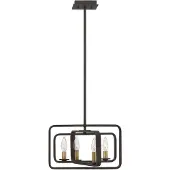 Elstead Lighting Elstead Quentin Hängeleuchte E14 4-fach 31cm Buckeye Bronze