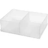 Raaco 80 2xBA6-1 Sortimentskuffert-indsats (B x H x T) 220 x 69 x 160 mm 1 stk