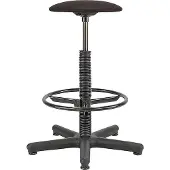 EDE Hocker Goliat + Ring Kunstleder schwarz