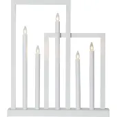 Star Trading Frame Adventskerzenhalter Weiß