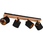 TRIO Ländlicher Deckenstrahler Tommy 4-Licht