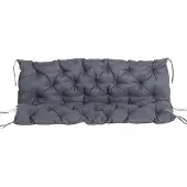 Outsunny Bankauflage Sitzkissen Rückenkissen für Sitzbank 150x98x8 cm