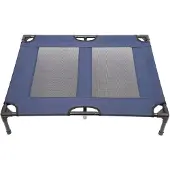 PawHut Hundebett Hundeliege Outdoor Katzenbett Haustierbett Metall 600D Oxford