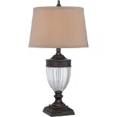 QUOIZEL Dennison Zeitgenössische Schreibtischlampe Bronze Metall 1 Licht E27