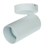 Licht-Erlebnisse Deckenlampe verstellbar klein H: 13 cm Ø 7 cm Weiß GU10 Spot Deckenleuchte Flur Küche Wohnzimmer