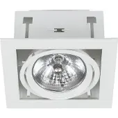 Licht-Erlebnisse Einbaustrahler Modern DOWNLIGHT Weiß lackierter Stahl Einbauleuchte Flur Küche Bad