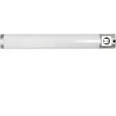 Licht-Erlebnisse LED Wandlampe "Soft" mit Steckdose blendarm warmweiß Unterbauleuchte Bad Küche