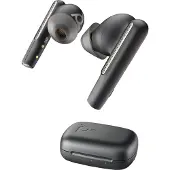 Polycom Voyager Free 60+ UC Carbon Black Earbuds +BT700 USB-C Adapter +Touchscreen-Ladeetui, Kabellos, Anrufe/Musik, Kopfhörer, Schwarz