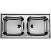 BLANCO SOLIDO Einbauspüle Top EZ 8 x 4 Edelstahl