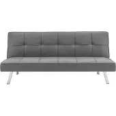 HTI Schlafsofa Milena, 180 cm breit, Liegefläche 107x180 cm, gesteppte Polsterung, Metallbeine