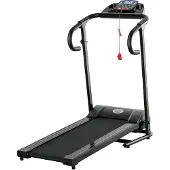 HOMCOM Laufband Klappbar elektrisch 500 W 0,8-10/h 0,75HP Handyhalterung