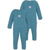 Normani 2er Pack Baby Merino Strampler „Tangoio" - 9593