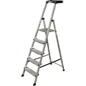 Krause Secury Stufen-Stehleiter, 5 Stufen