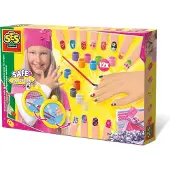 Ses 14975 Kinder Nagellack Set Ungiftiger Wasserbasierter Nagellack für Kinder, Nagelpolitur-Set für Kinder, 6 Jahr(e), Mehrfarbig