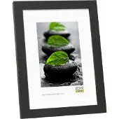 Deknudt Frames S44CF2, Holz, Schwarz, Einzelbilderrahmen, 15 x 20 cm, Nachdenklich, Landschaftsportrait