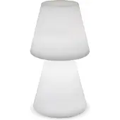 New Garden NewGarden LOLA 20 LED Tischleuchte 20cm Weiss + RGB, Akku Innen & Außen IP44