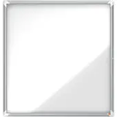 Nobo Premium Plus 12xa4 Blatt Außendisplay-vitrine Magnetisch Weißer Hintergrund